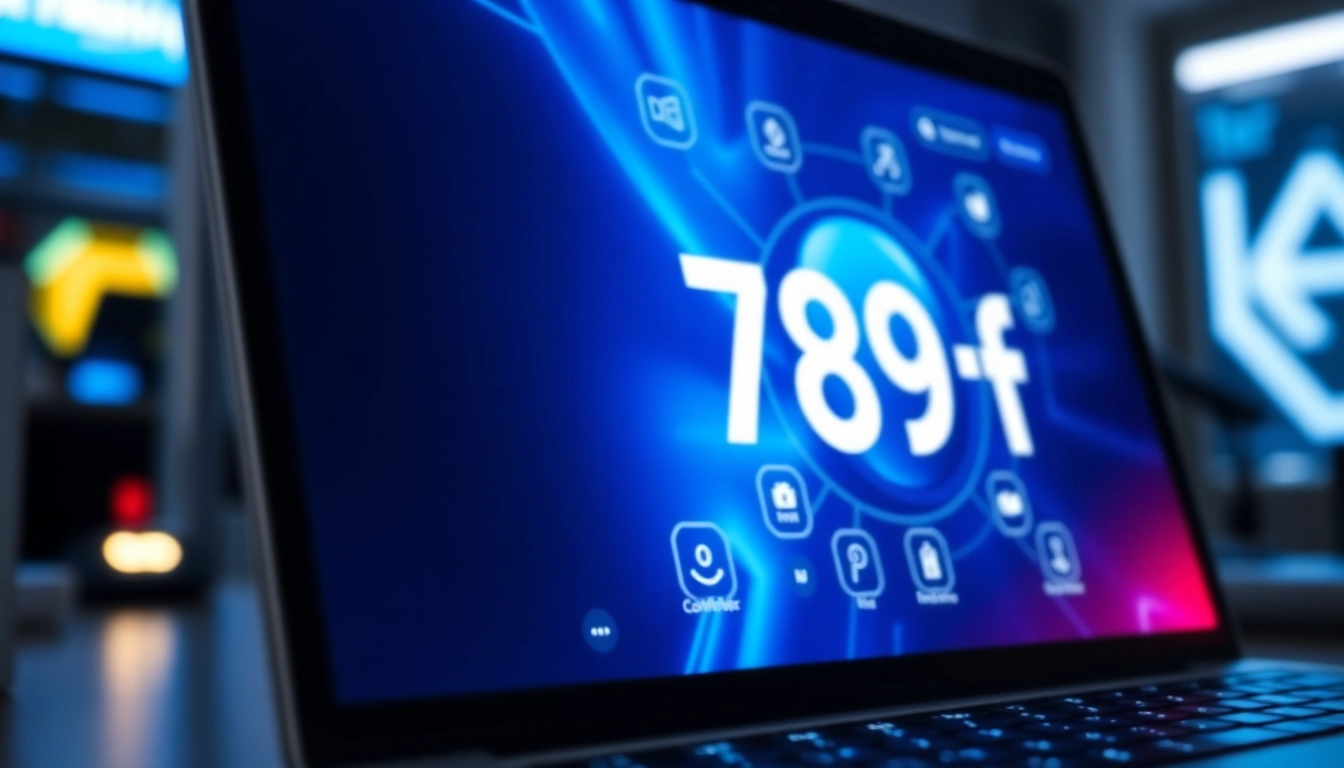 789f website homepage with sleek design and modern digital interface emphasizing brand professionalism and innovation.