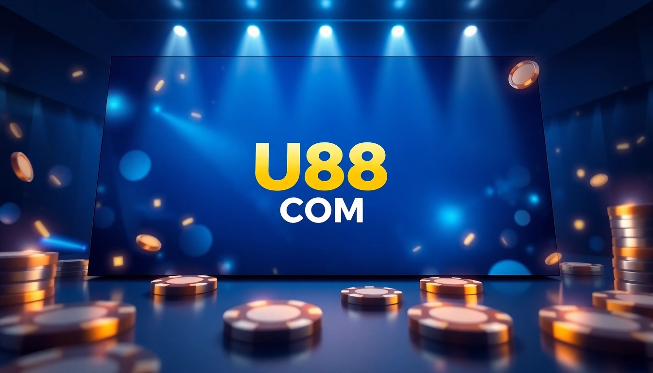 Authentic image of UU88 COM online casino platform with dynamic gaming elements and secure features for user trust.