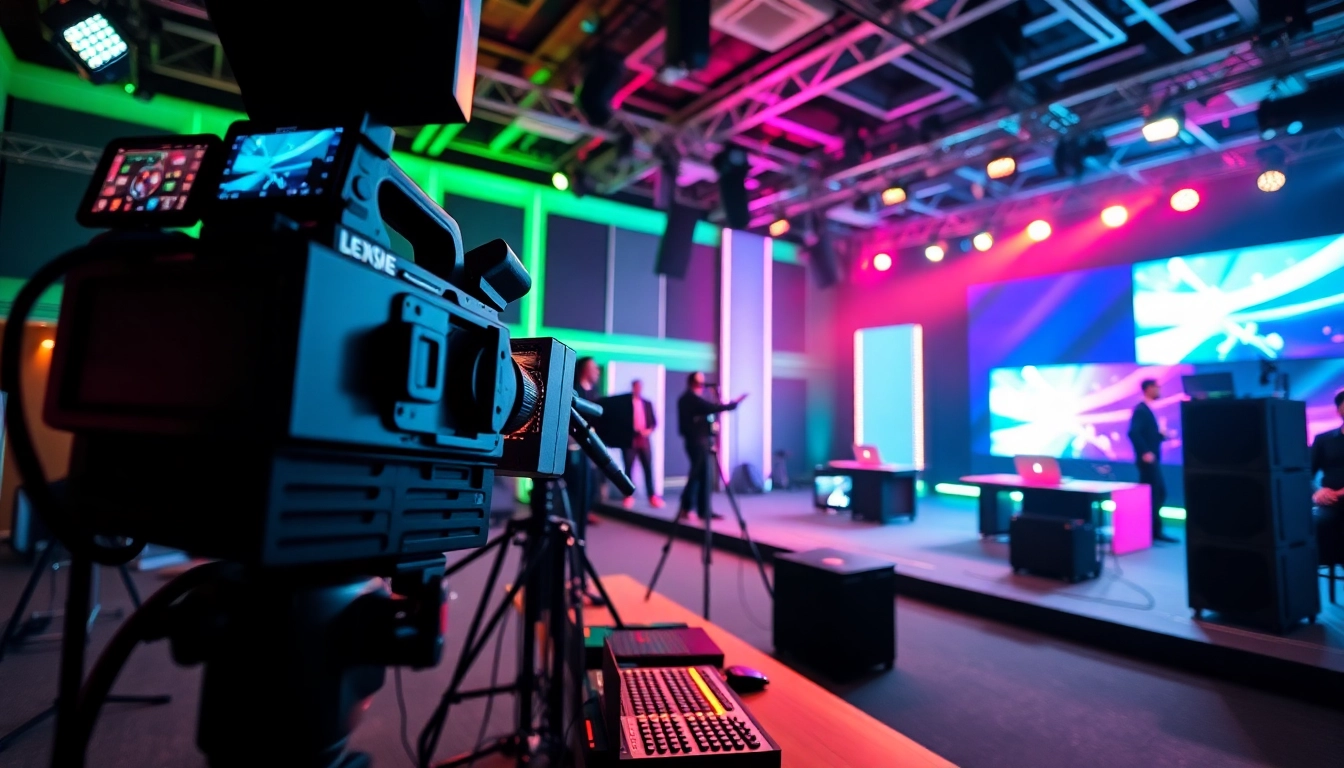 Livestream Technik Köln: Hochwertiges Live-Streaming bei professioneller Veranstaltungstechnik in Köln, perfekt realisiert.