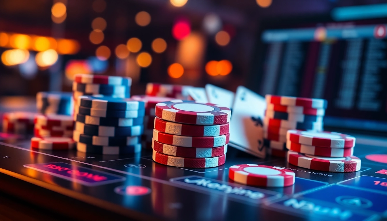 Clubgg poker platform showing lively gameplay with colorful chips and cards, highlighting community and skill growth for players online.